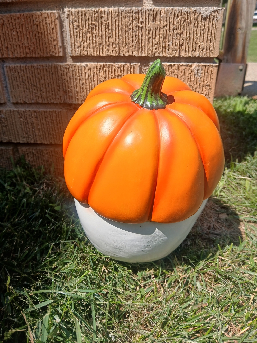 Halloween skull Pumpkin Hat light up decor resin - Picture 2 of 2